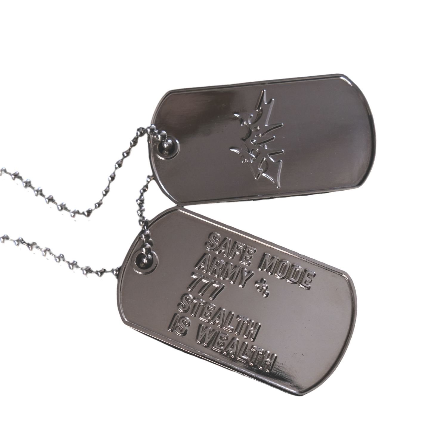 SAFE MODE ARMY DOG TAGS