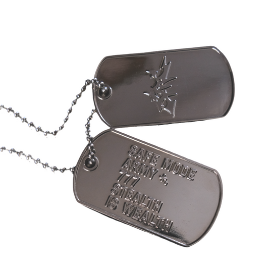 SAFE MODE ARMY DOG TAGS
